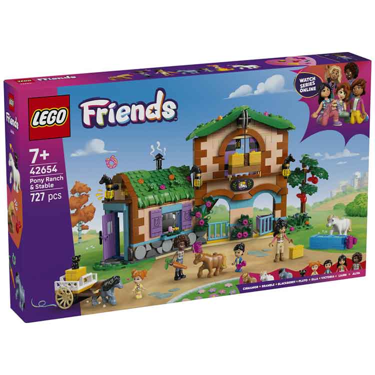 LEGO 42654 Pony Ranch & Stable collectible from AJ Toys & Books
