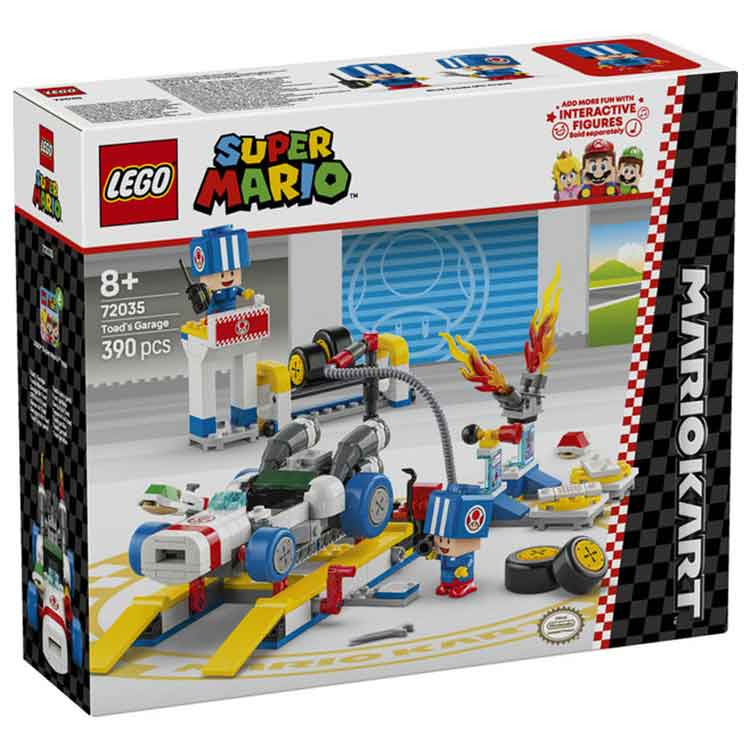 LEGO 72035 Mario Kart – Toad's Garage collectible from Super Mario AJ Toys & Books