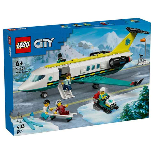 LEGO 60465 Emergency Air Ambulance Airplane collectible from AJ Toys & Books