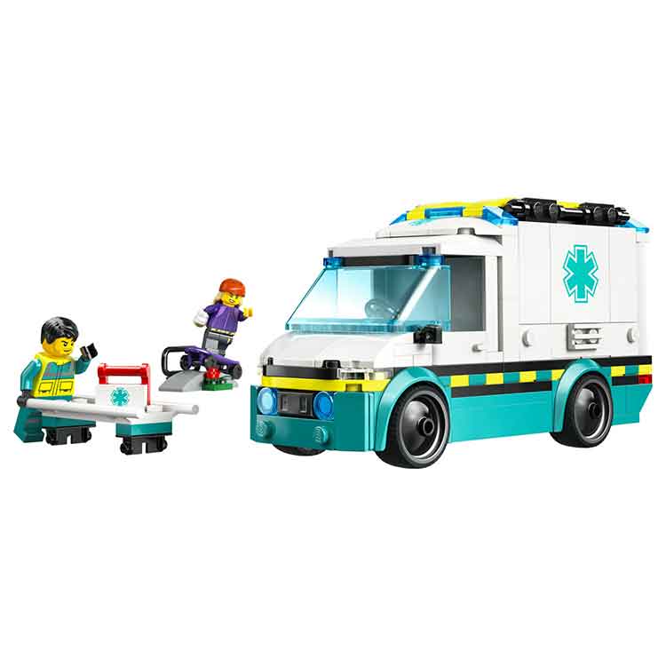 LEGO 60451 Emergency Ambulance, alternate view