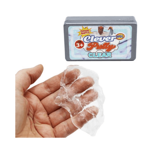 Professor Marty's Clever Putty - Clear, alternate view