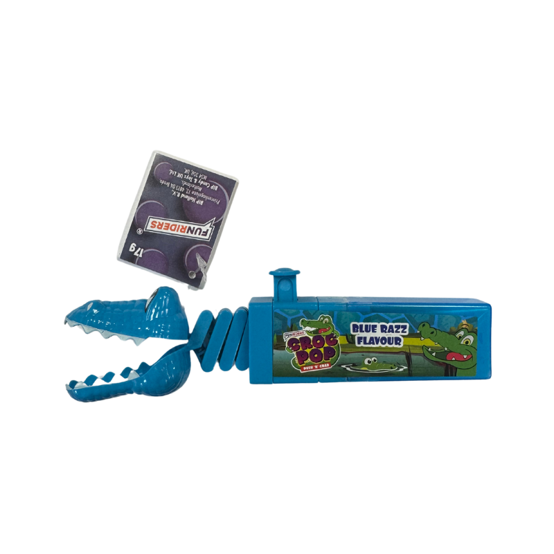 Push 'N' Grab Croc Pop - Blue Razz collectible from PoundFun
