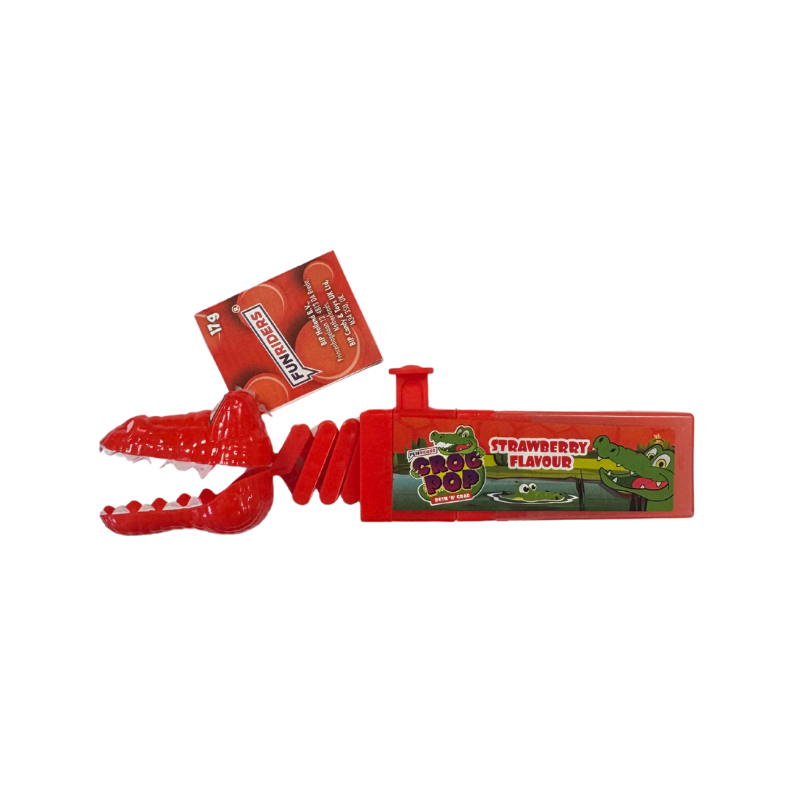 Push 'N' Grab Croc Pop - Strawberry collectible from PoundFun