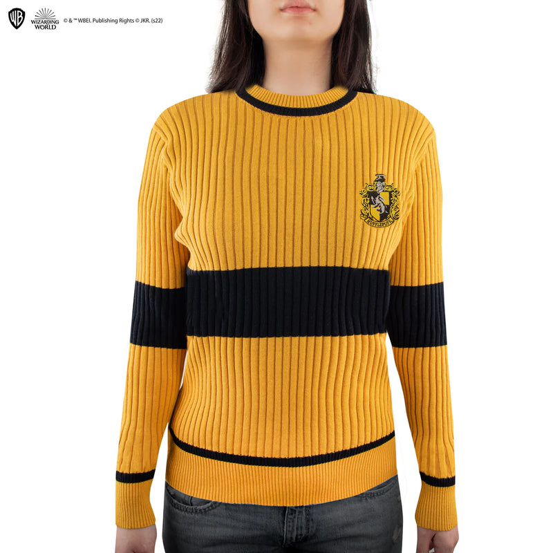 Hufflepuff Quidditch Sweater, side angle