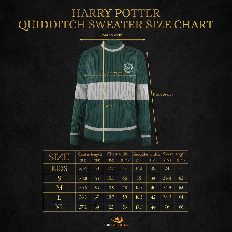 Harry Potter Slytherin Quidditch Sweater