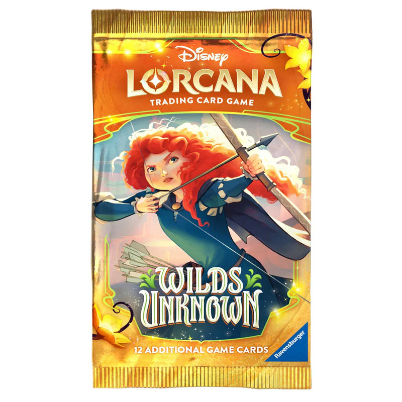 Disney Lorcana TCG - Wilds Unknown Booster Pack - Set 12, side angle