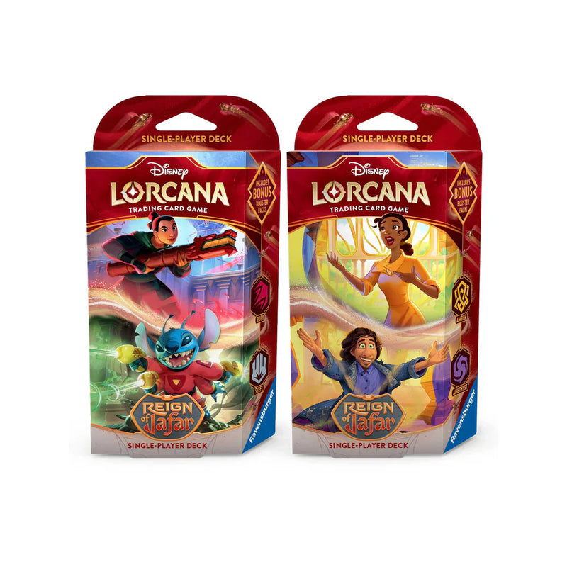 Disney Lorcana Trading Card Game - Reign of Jafar Starter Deck - Set 8