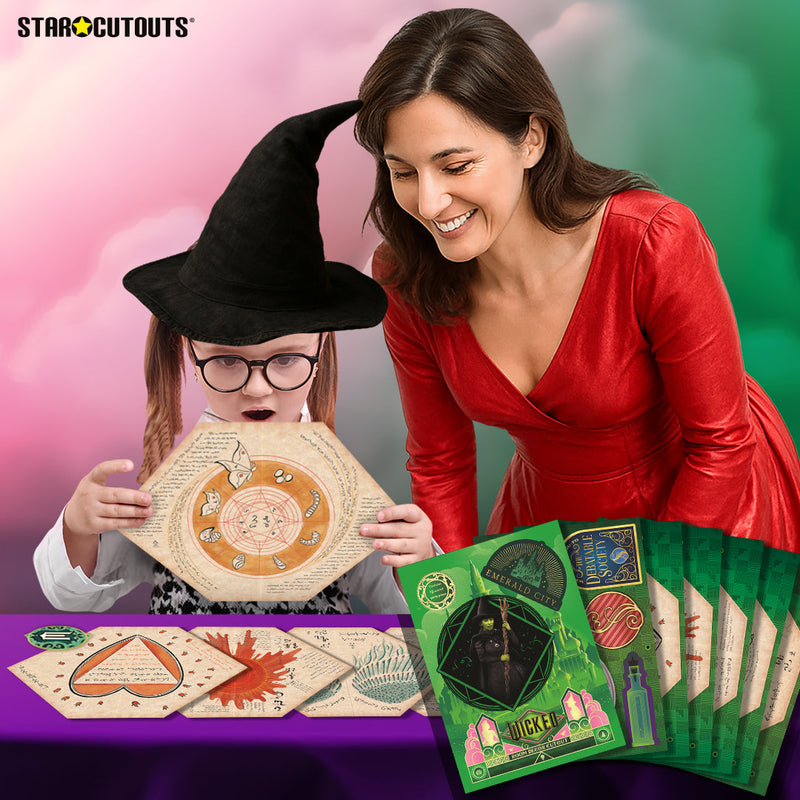 Wicked Witches Movie Room & Party Decoration Pack Cardboard Cut Out Height 45cm, side angle
