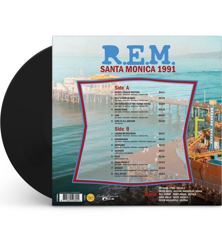 R.E.M. – Santa Monica 1991 (12-Inch Album on 180g Vinyl), close-up detail