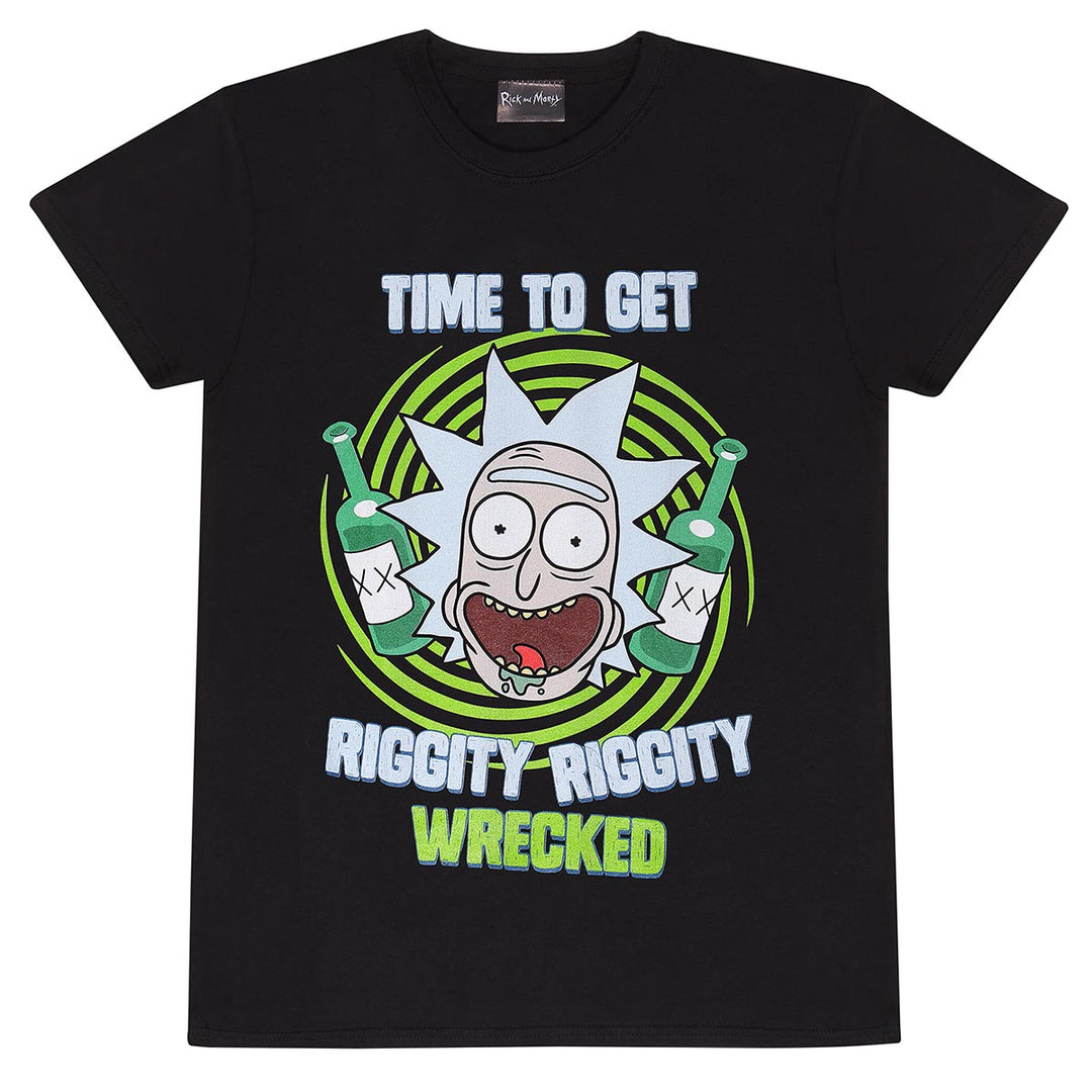 Rick And Morty Riggity Wrecked Unisex Adults T-Shirt