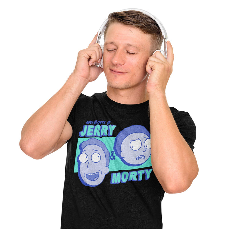 Rick and Morty Jerry and Morty T-Shirt collectible from Heroes Inc Dropship
