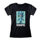 Rick And Morty Nope Ladies Fitted T-Shirt