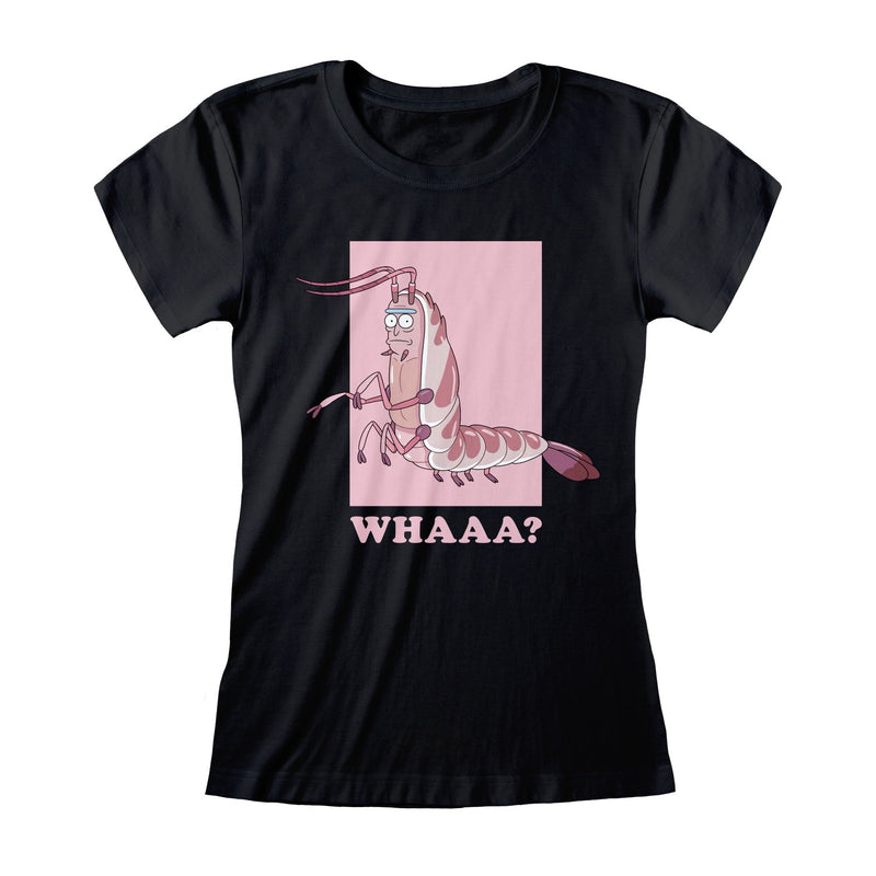 Rick And Morty Whaa Ladies Fitted T-Shirt collectible from Heroes Inc Dropship