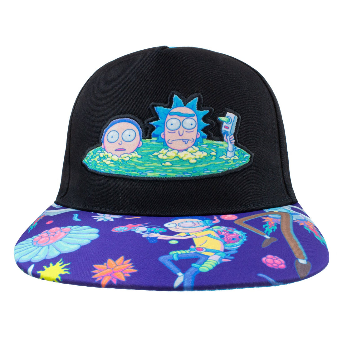 Rick And Morty Portal Snapback Cap