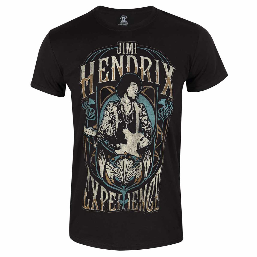 Jimi Hendrix Art Nouveanu Unisex Adults T-Shirt