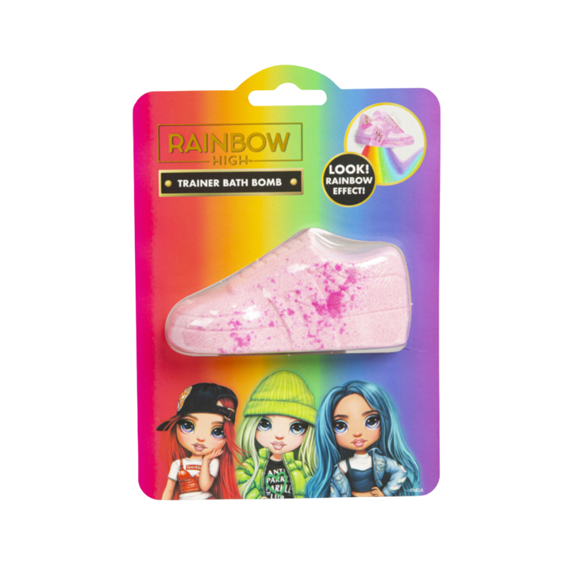 Rainbow High Rainbow Effect Bath Bomb, side angle