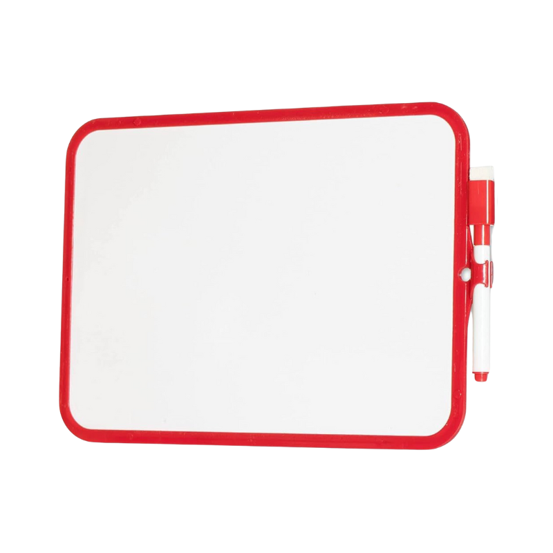 Red Dry-Erase Whiteboard With Marker & Rubber collectible from PoundFun
