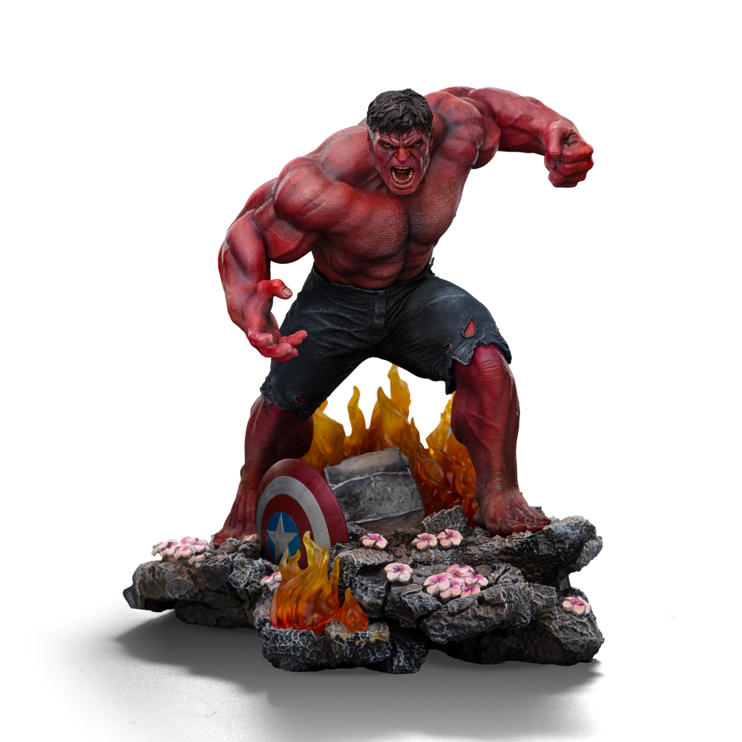 Iron Studios Marvel Captain America Brave New World Red Hulk 1/10 Scale Limited Edition Statue