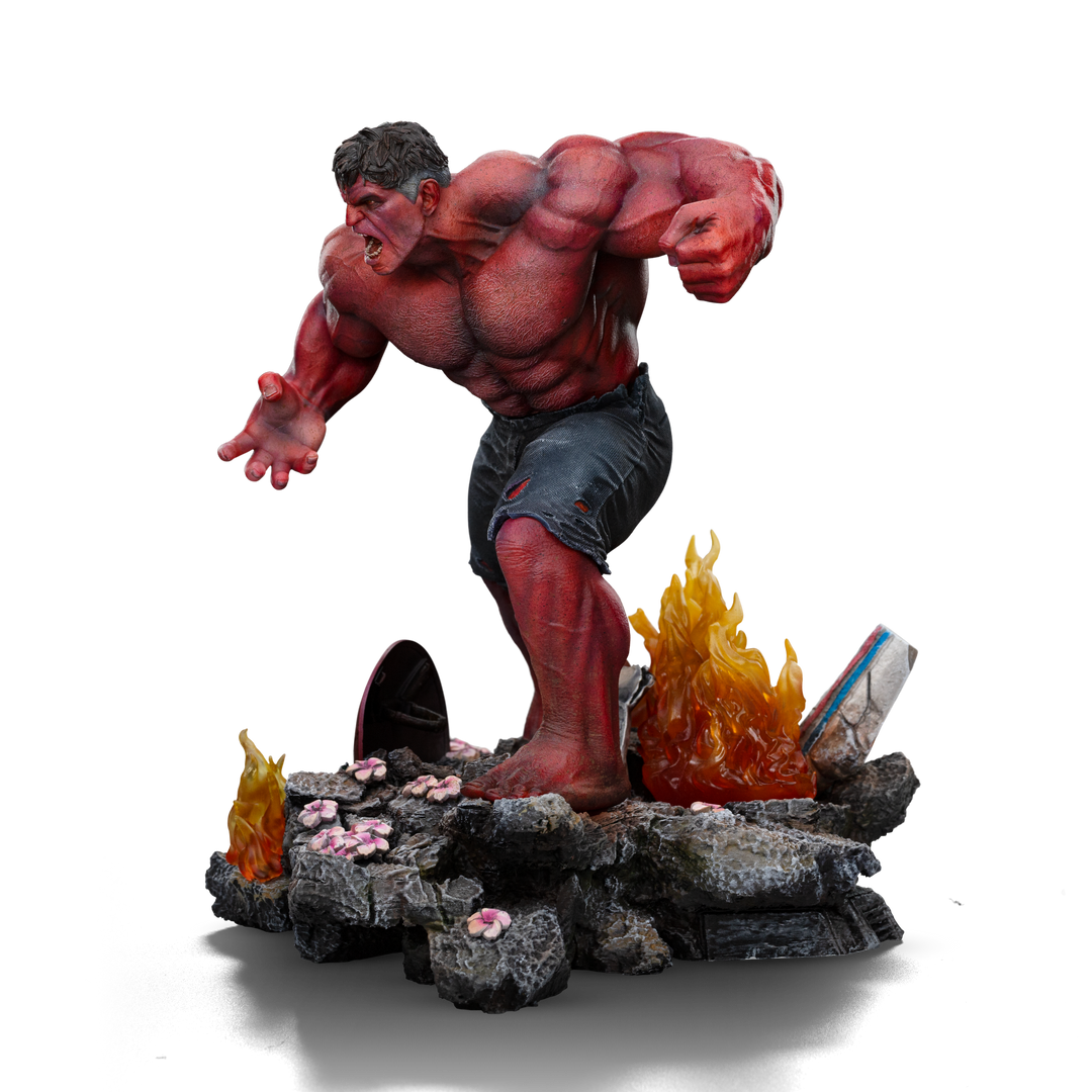 Iron Studios Marvel Captain America Brave New World Red Hulk 1/10 Scale Limited Edition Statue