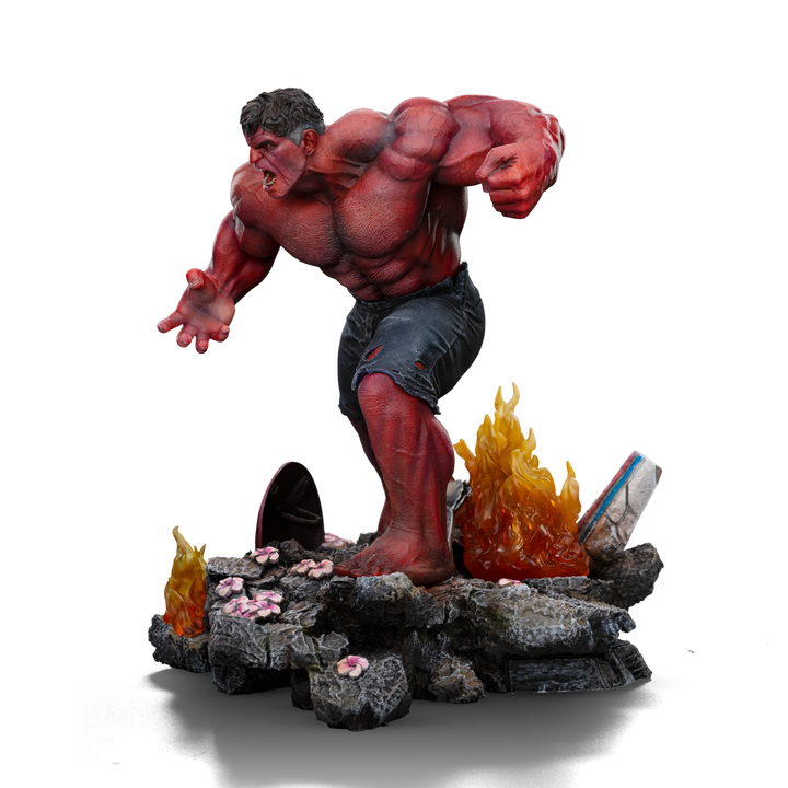 Iron Studios Marvel Captain America Brave New World Red Hulk 1/10 Scale Limited Edition Statue