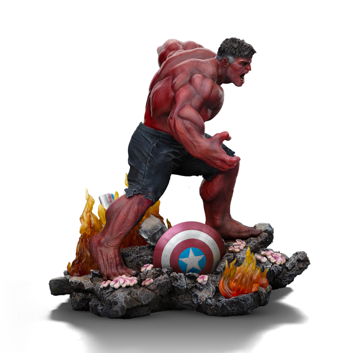 Iron Studios Marvel Captain America Brave New World Red Hulk 1/10 Scale Limited Edition Statue