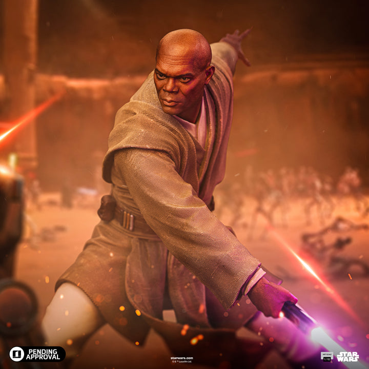 Iron Studios Star Wars Mace Windu 1/10 Scale Limited Edition Statue