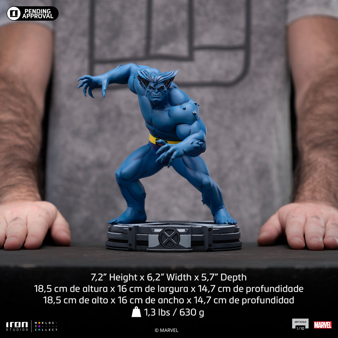 Iron Studios X-Men '97 Battle Diorama Series Beast 1/10 Art Scale Limited Edition Statue