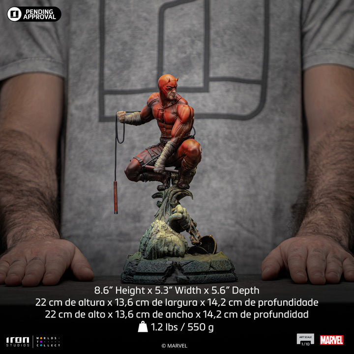 Iron Studios Marvel Comics Daredevil Unleashed 1/10 Deluxe Art Scale Limited Edition Statue
