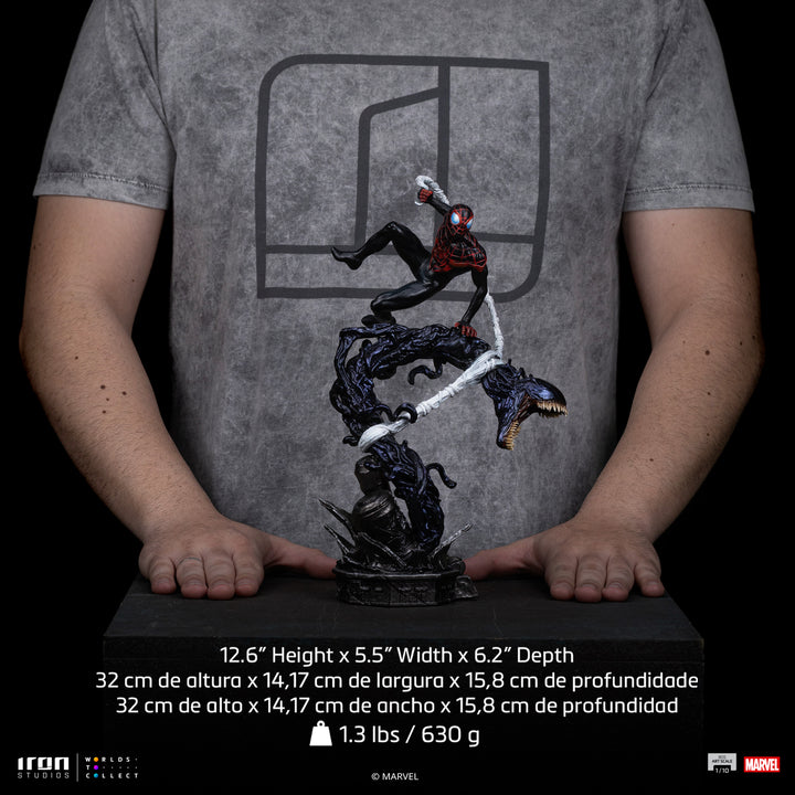 Iron Studios Marvel Spider-Man vs Villains Battle Diorama Series Miles Morales 1/10 Art Scale Limited Edition Statue