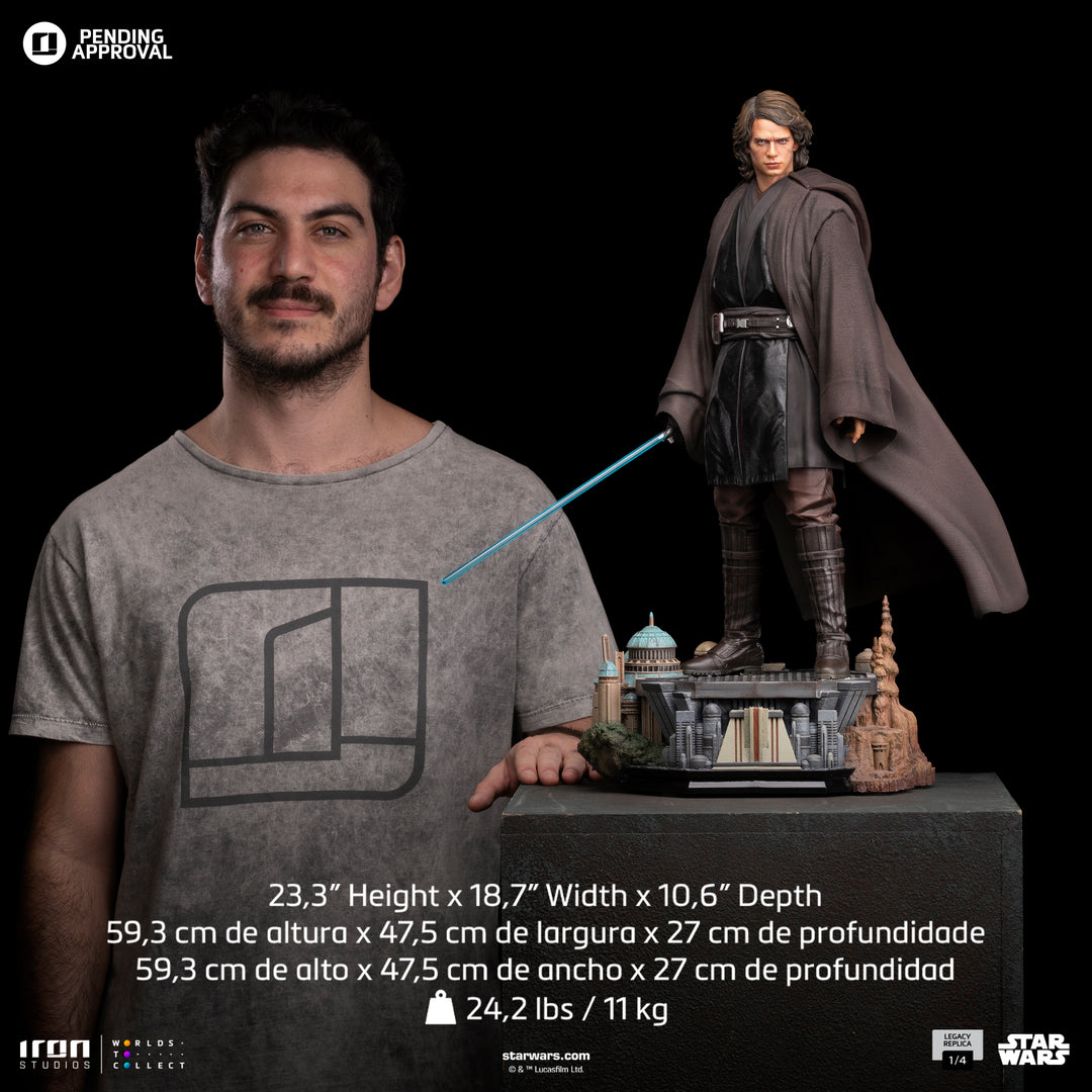 Iron Studios Star Wars Legacy Replica Anakin Skywalker 1/4 Scale Limited Edition Statue