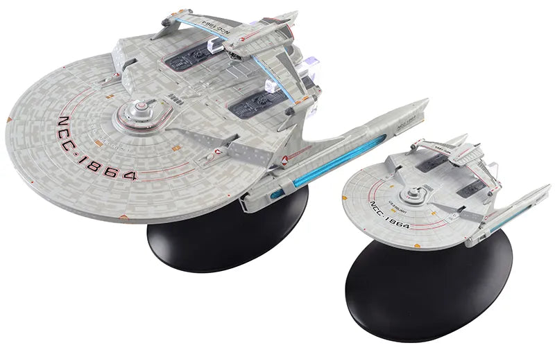 U.S.S. Reliant NCC-1864 Model Diecast Ship XL EDITION (Eaglemoss / Star Trek), alternate view