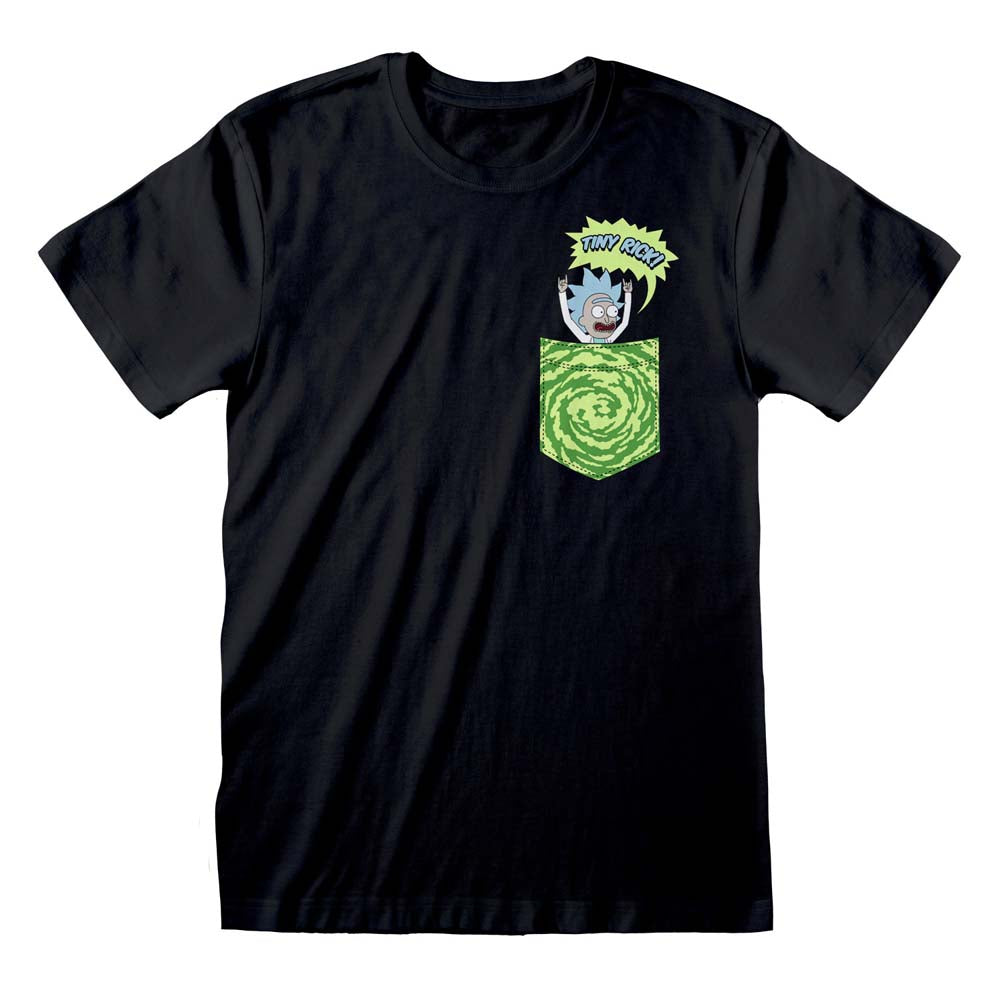 Rick And Morty Tiny Pocket Rick T-Shirt