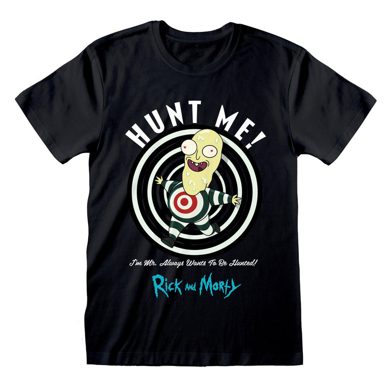 Rick And Morty Hunt Me T-Shirt collectible from Heroes Inc Dropship