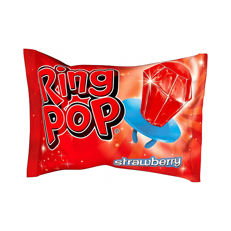 Ring Pop - Strawberry collectible from PoundFun