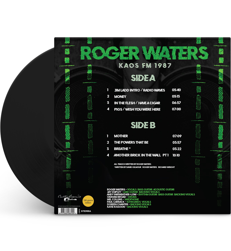 Roger Waters – KAOS FM 1987: Live in Québec (12-Inch Album on 180g Vinyl), close-up detail