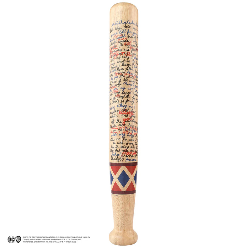 DC Comics Harley Quinn Rolling Pin Bat, rear view