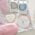 ROSE QUARTZ GIFT SET | LETTERBOX GIFTS, side angle