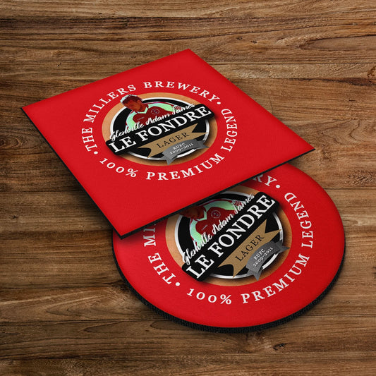 Rotherham Lefondre - Football Coaster - Square Or Circle, alternate view