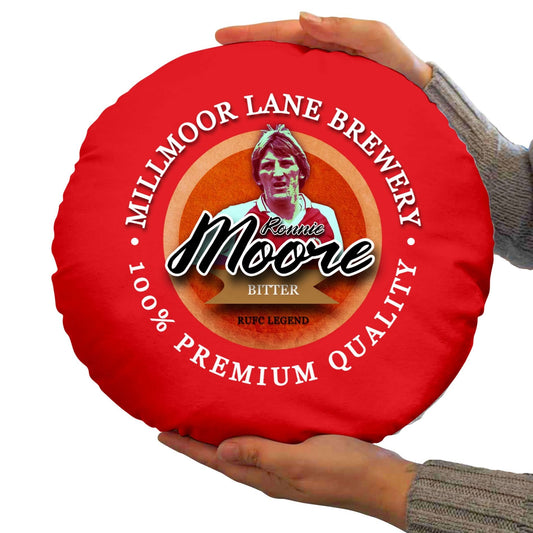 Rotherham Moore - Football Legends - Circle Cushion 14 collectible from https://britishmade.gifts/