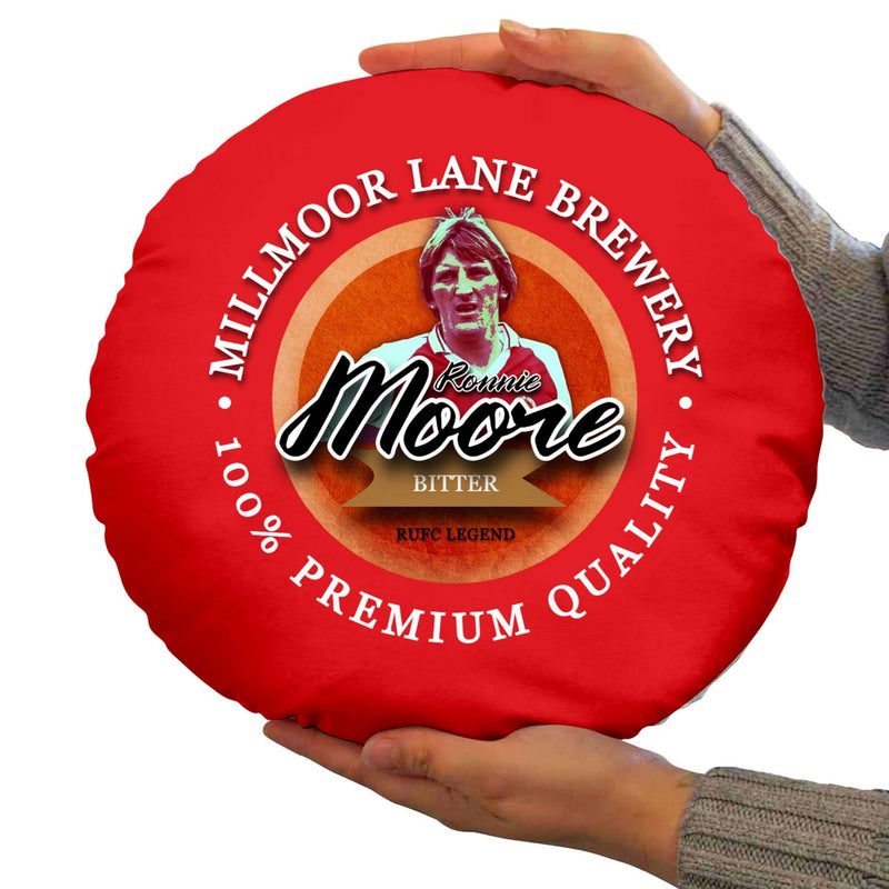 Rotherham Moore - Football Legends - Circle Cushion 14 collectible from https://britishmade.gifts/