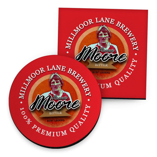 Rotherham Moore - Football Coaster - Square Or Circle collectible from https://britishmade.gifts/