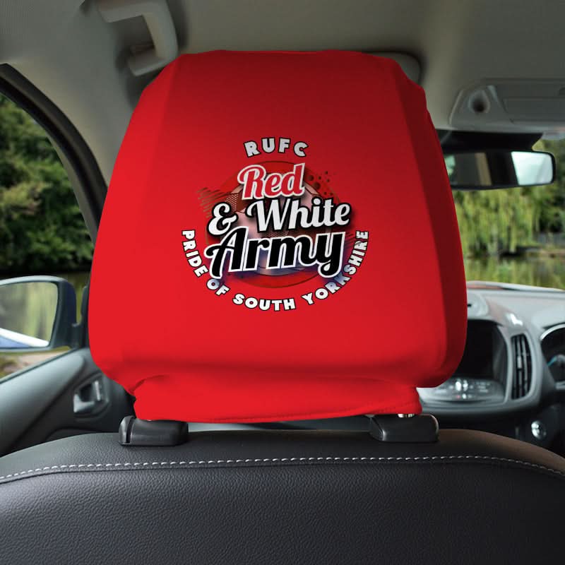 Rotherham RWA - Football Legends - Headrest Cover collectible from https://britishmade.gifts/