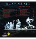 Roxy Music – Denver 1979 (12-Inch Album on 180g Vinyl), side angle