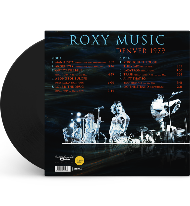 Roxy Music – Denver 1979 (12-Inch Album on 180g Vinyl), close-up detail