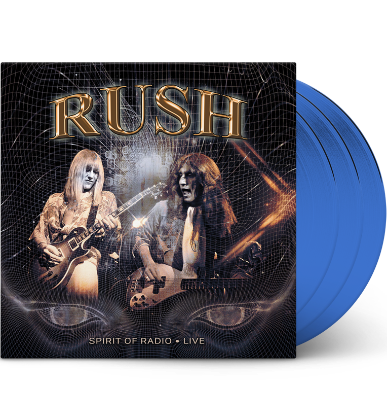Rush – Spirit of Radio: Live (Limited Edition Triple-LP on Blue Vinyl) collectible from Coda Records