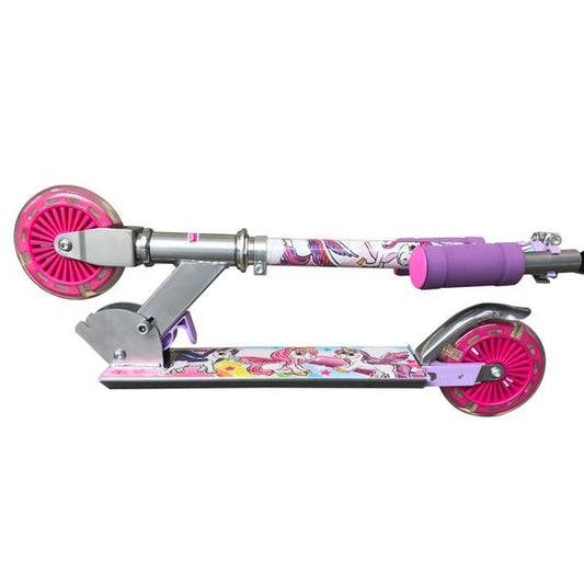 Unicorn Dreamland Push Scooter with 2 light up Flashing Wheel Outdoor Game for Boy Girl SV13988, alternate view