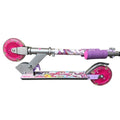 Unicorn Dreamland Push Scooter with 2 light up Flashing Wheel Outdoor Game for Boy Girl SV13988, side angle