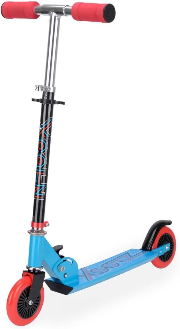 Xootz Kids' Folding Kick Scooter with Adjustable Handlebars - Blue collectible from N/A