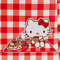 Loungefly - Sanrio Hello Kitty Gingham Mini Backpack close up detail