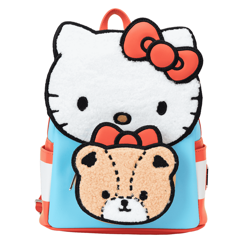 Loungefly - Sanrio Hello Kitty & Tiny Chum Bear Sherpa Mini Backpack